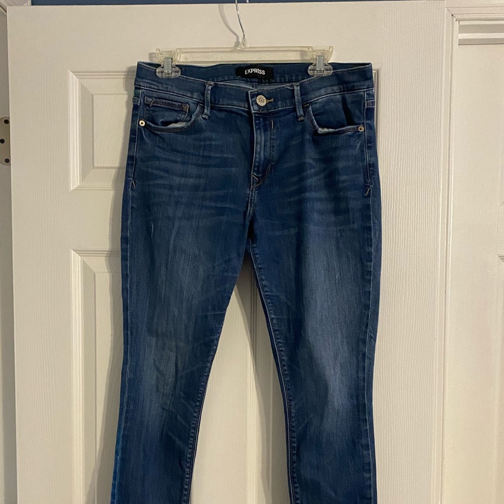 Express Skinny Jeans Medium Wash